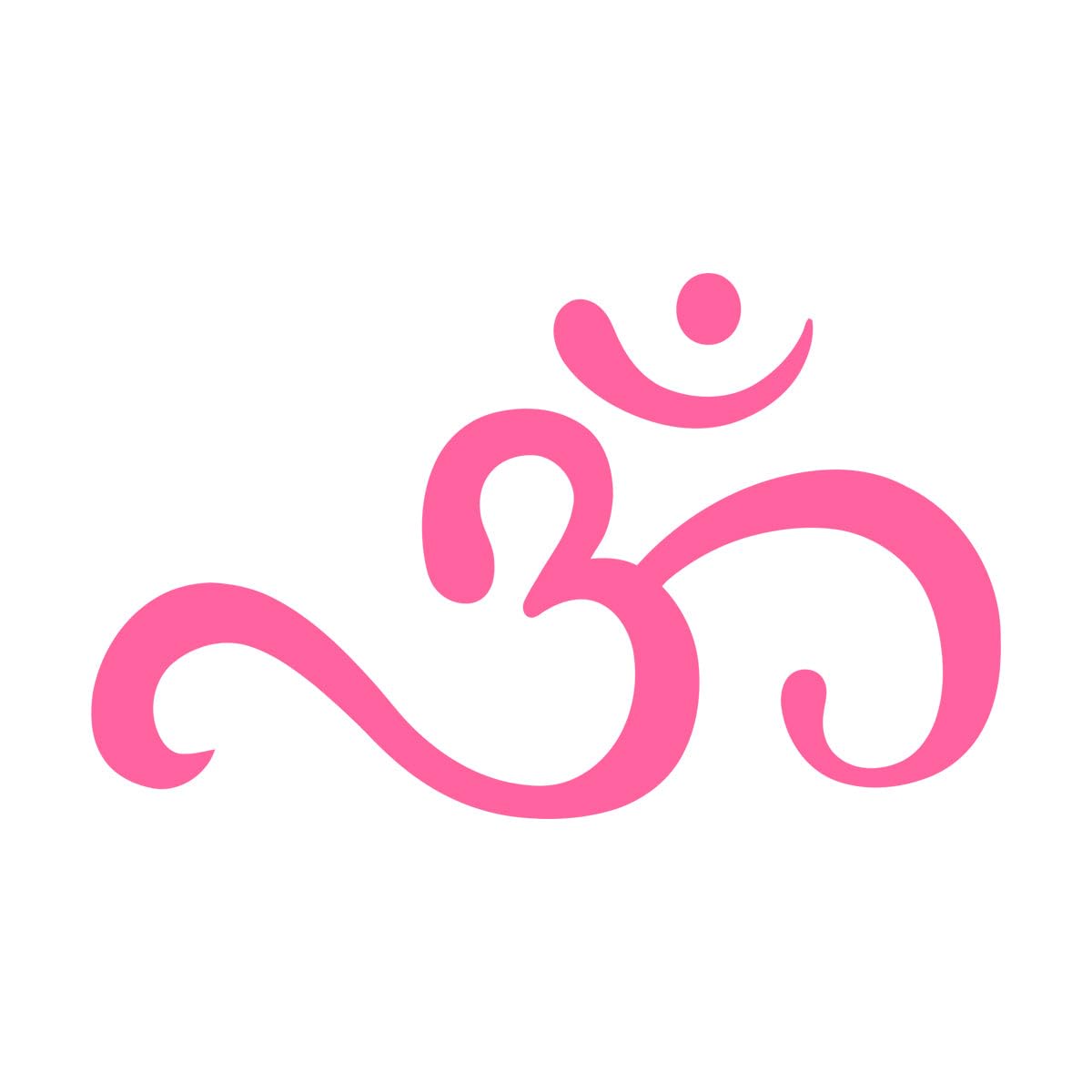 Om Wall Art Sticker for Bedroom Buddhism Symbol Modern Spiritual Room Decor Wall Decals Removable Living Room Decal Murals Large - 42x70cm