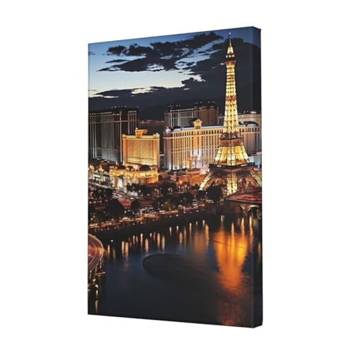 Décoration murale Las Vegas sur toile pour raviver un mur vide