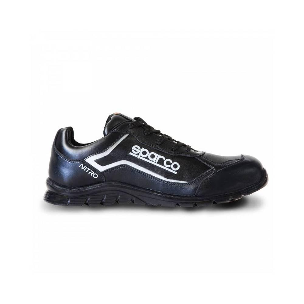 Sparco Teamwork Scarpa Antinfortunistica Da Lavoro-Bassa per UOMO E Donna-Nitro-S3 SRC, Botas de Seguridad y contra Incendios Unisex Adulto, Nero/Nero, 40 EU
