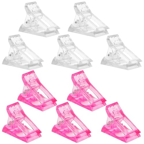 LIFKOME 12 piezas Clamp para uñas y clips para manicura miniatura 1
