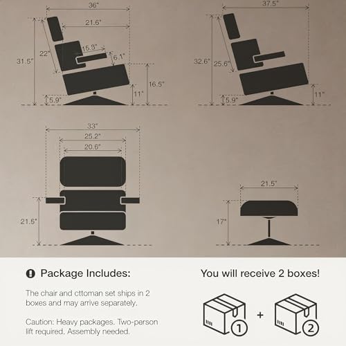 eames lounge chair & ottoman