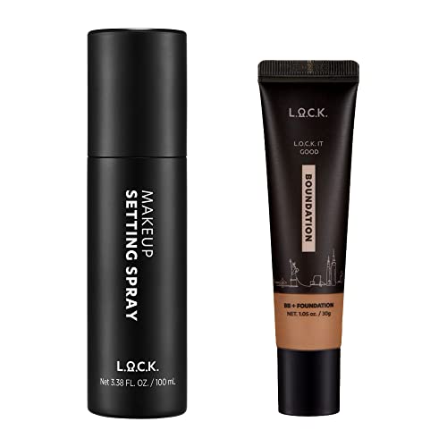 L.O.C.K. BB Boundation #9 Coffee + Makeup Setting Finish Spray Long Lasting Makeup