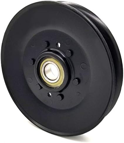 6 Inch Dia 3/4 Inch Bore Steel V-Groove Idler Pulley Replacement for John Deere TCA17540 C