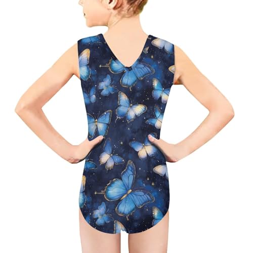 Image of Swimsuits for Girls 3-14 Summer Kids Bathing Suits Gymnastics Leotards One Piece Swimwear
