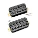 Artec HIVB Invader Ceramic Humbucker Pickups Neck Bridge Pickups Set for Electric Guitar, Black