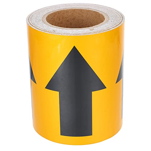 Baluue 1 rolo de sinalização decalques tubo de marcação refletivo adesivo indicador etiqueta indicad