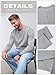Arssm 3 Pack Mens Waffle Henley Shirts Long Sleeve Cotton Casual T-Shirts Lightweight Thermal Undershirts(BlackDarkgreyLightgrey-XL)