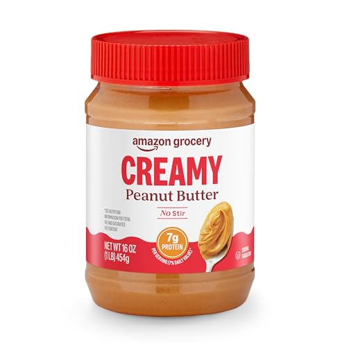 Amazon Brand - Happy Belly Creamy Peanut Butter, 16 Ounce