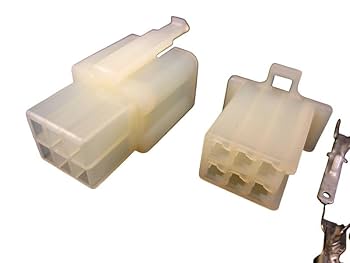 Amazon | ミニモト 110シェルロック付きコネクター6極カプラー