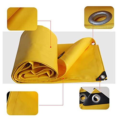 Bâche imperméable extérieure anti-déchirure jaune pour grand camion - 6