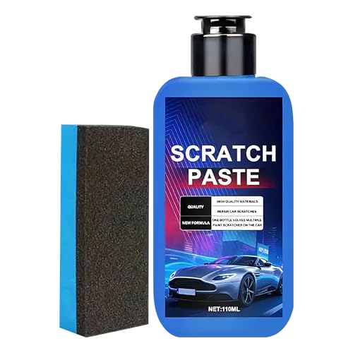 ETUCYNG Eliminador de arañazos de pintura de coche, 110 ml, producto de abrillantador compacto para automóviles, solución de reparación de arañazos de pintura de vehículos, para camiones, vehículos