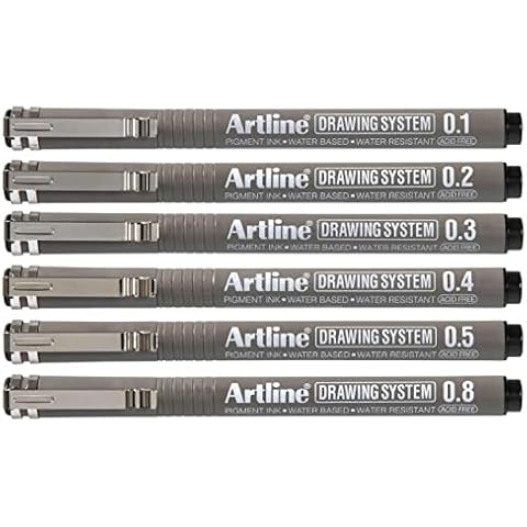 Artline Fineliner Drawing Pens Set Cover
