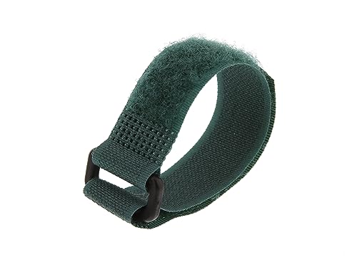 Secure 8 Inch Green Cinch Strap - 5 Pack