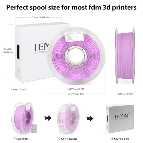 Filamento PLA Mate de Alta Velocidad para Impresoras 3D - 1,75 mm +/- 0,05 mm - 1 kg. ¡Ideal para Impresión 3D! - Fernando Cortés