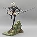 MABAIUDE 2B Figure 2B Statue - 24cm Fighting Pose 2Byorha Anime Figurine No.2 Type B Figure Model with Scene - 1/6 Scale Desktop Decoration Collectible Gifts for Fans