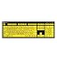 PC 'Nero' - Black on Yellow