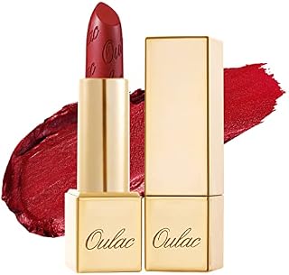 OULAC Metallic Shine Glitter Lipstick, Purple High Impact Lipcolor, Lightweight Soft and Ultra Hydrating, Long Lasting, Vegan & Cruelty-Free, Full-Coverage Lip Color 4.3 g/0.15 oz Love Particle(03)