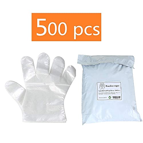 Chyang Einweghandschuhe zur Lebensmittelzubereitung, 500 Stück, Kunststoff, lebensmittelecht, Einweghandschuhe… – Bild 4