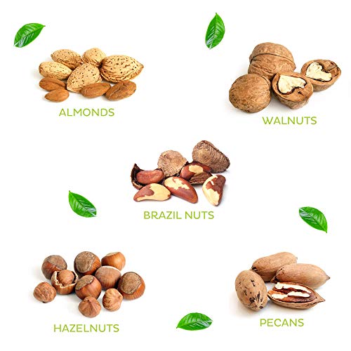 Oh! Nuts Mixed Nuts In Shell Variety Pack | Low-Carb, High-Protein Keto Snacks | Jumbo-Sized Premium Shelled Nuts In Resealable Stay-Fresh 4-Pound Bulk Bag | All-Natural, No Salt, No Sugar & Vegan #TOP2