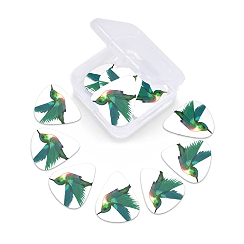 Pack de 12 médiators A Hummingbird médiators pour guitare électrique guitare acoustique diverses guitares - Les Beatles, Paul McCartney, John Lennon, RIngo Starr, George Harrison Pack de 12 médiators A Hummingbird médiators pour guitare électrique guitare acoustique diverses guitares – Image 6