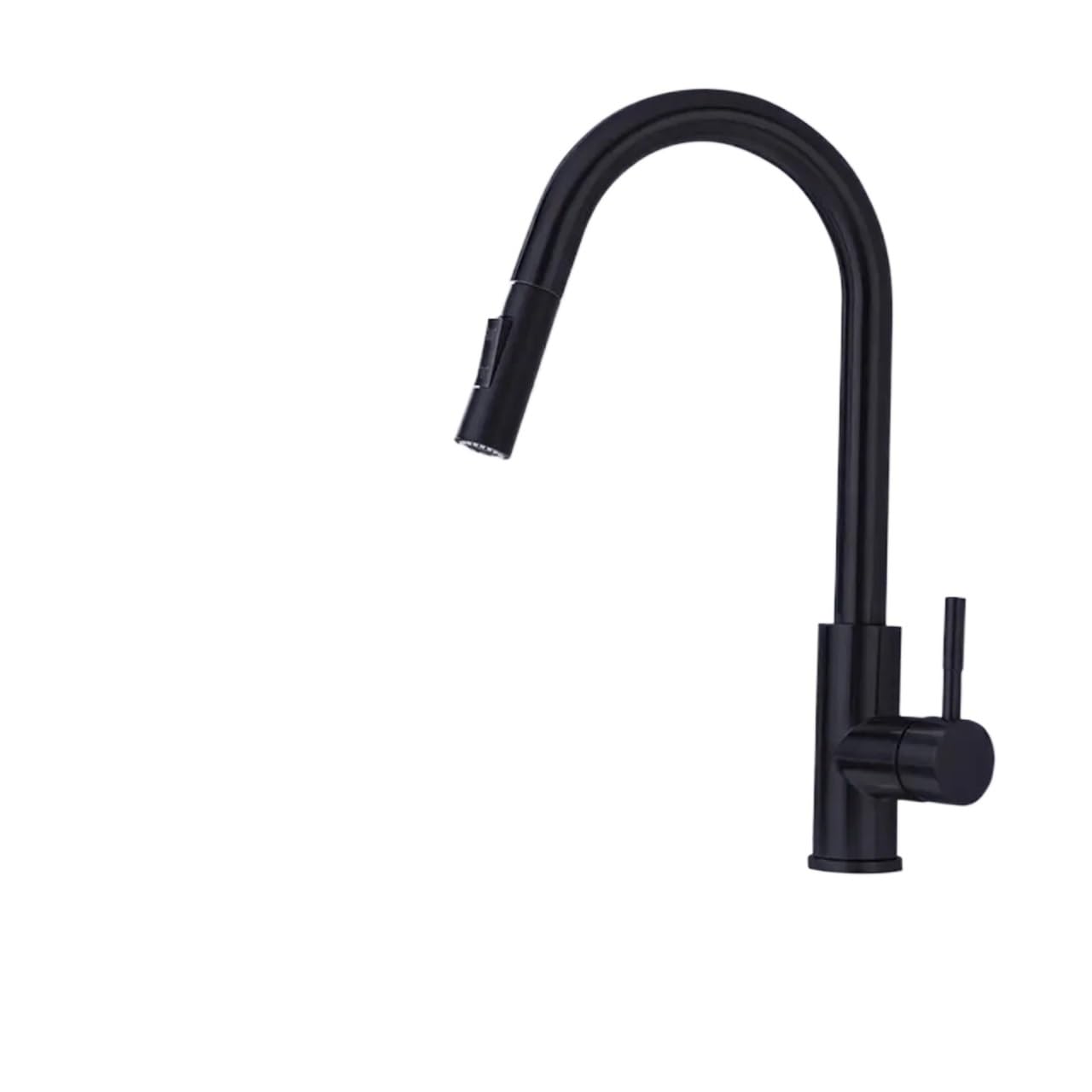 Wasserhahn Auslauf G1/2 Ausziehbarer Duschkopf Sprayer Waschbecken Ersatz Wasserhahn Küchenarmatur Sprühkopf(Silver)