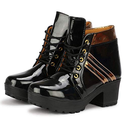 Commander Shoes Casual Latest Ankle Boots for Women and Girls (40 EU)(7 UK) (Black) (B08671CCSW) Amazon Price History, Amazon Price Tracker
