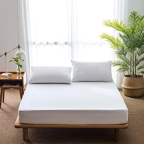 Miniatura 6 de Juego de sábanas bajeras decorativas de tamaño King, sábana bajera de Narval con bolsillos profundos y 2 fundas de almohada, juego de ropa de cama