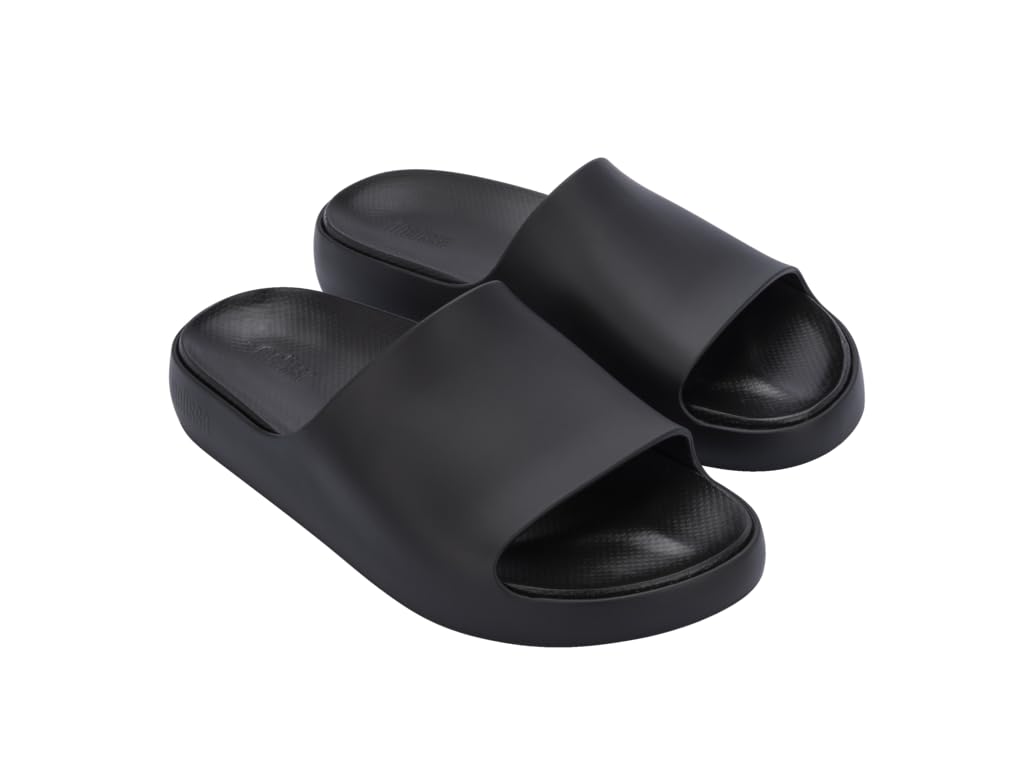melissa Unisex Cloud Comfort Ad Sandal, Black/White, 9.5 UK
