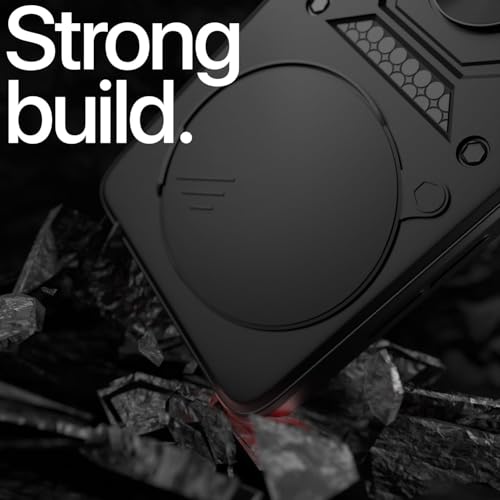 Image of Luxe Back Cover for Vivo T4 5G / iQOO Z10 5G | D10 Tough Armor Case | Sliding Camera Shield | 360 Protection | Kickstand Holder