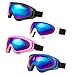 LJDJ Ski Goggles, Pack of 4 - Snowboard Adjustable UV 400 Protective Motorcycle Goggles Outdoor Sports Tactical Glasses Dust-proof Combat Military Sunglasses for Kids, Boys, Girls, Youth, Men, Women …