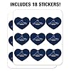 Worcester State University Lancers Logo Heart Shaped Planner Calendar Scrapbook Craft Stickers #2