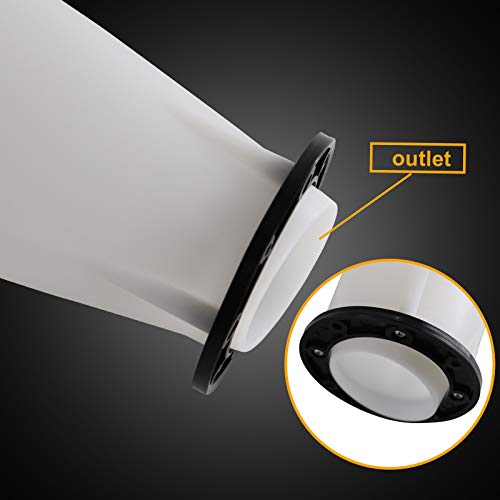 Séparateur de poussière Cyclone - Filtre d'aspiration de poussière - Séparateur de poussière cyclonique professionnel - Accessoire pour aspirateur (blanc) - Image 5