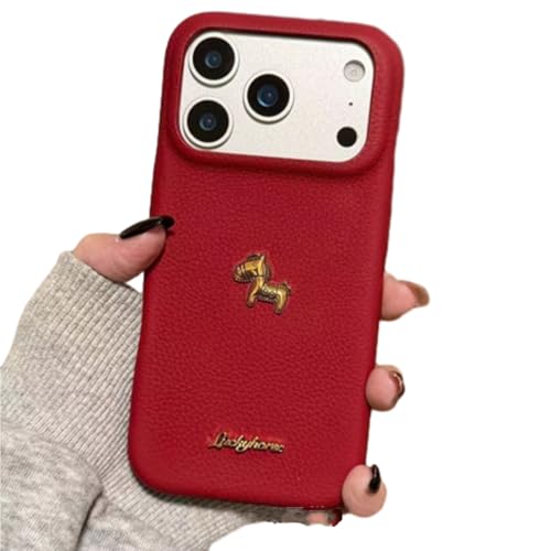 ���b�h�{�g�� 3D �S�[���h ���b�L�[ �z�[�X�d�b�P�[�X�A3D �S�[���h �z�[�X �P�[�X iPhone 17/16/15/14/131/2 Pro Max �V���[�Y�p(FOR 16plus)