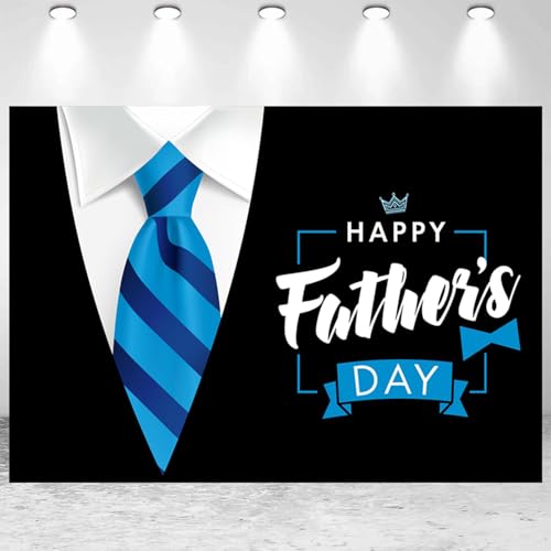 7x5ft Happy Father's Day Backdrop Black Father's Day Party Photography