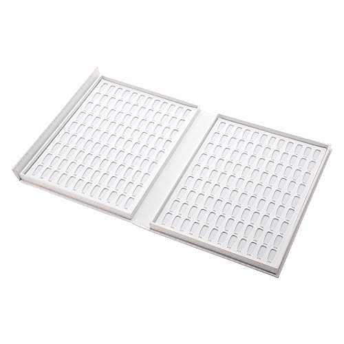 216 Colors Nail Display Book,Anself S Nail Gel Polish Display Chart With 240 Tips Practice Design Card Nail Art Salon Set White #TOP1