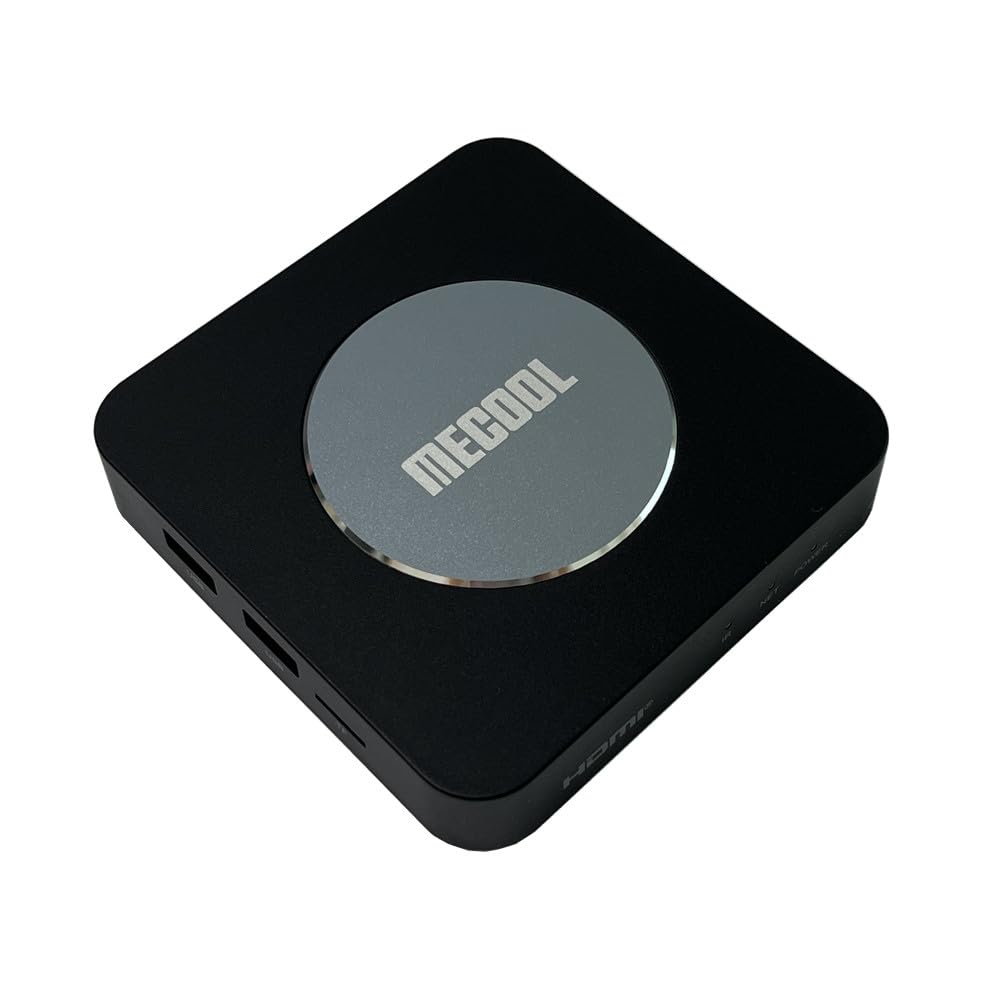 Android TV Box KM2 Plus Android 11.0 Amlogic S905X4-B 2GB RAM 16GB ROM 2.4G & 5G WiFi BT5.0 USB 3.0 Supporta HDR10+, HDR10, H.265, Prime Video 4K HDR Box (nero)
