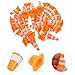 NUOBESTY 30Pcs Mini Traffic Cones, 0.98 Small Orange Construction Cones Miniature Sports Training Roadblock Toy Safety Road Street Signs Scene Models for Kids Early Cognitive Learning, Sand Table