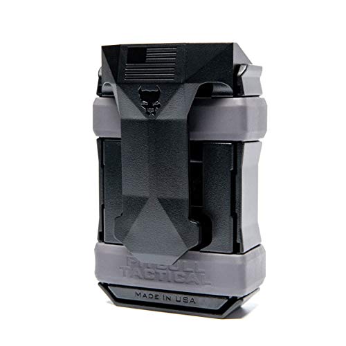 Pitbull Tactical Universal Mag Carrier Gen 2, Single Or Double Stack Mag Pouch, Owb Or Iwb Mag Holster, Ambidextrous, Mag Pouch For Belt, Fits Glock 9Mm 1911 S&W Sig Sauer Beretta And More (Black) #TOP3