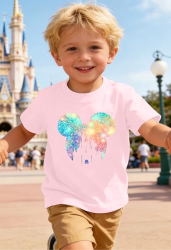 Image of Magical Shirts Women Girls Family Vacation Matching Shirt Magic Kingdom T-Shirt Mommy and Me Trip Short Sleeve Tops