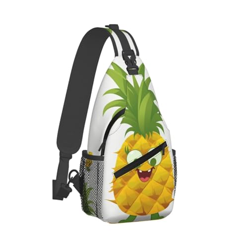 Bolso cruzado casual unisex estilo sling negro miniatura 2
