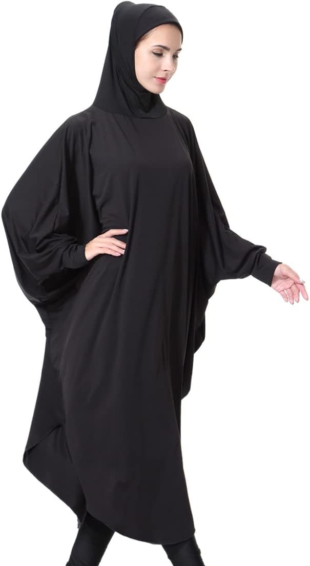 khalat Women's One-Piece Muslim Abaya Dress Large Overhead Prayer Ramadan Long Hijab Dress - Image 4