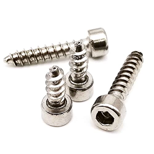 10/50 個 M2 .6 M3 .5 M4 M5 M6 304 A2-70 ステンレス鋼六角六角ソケットキャップヘッドセルフタッピング木ネジ L = 4-50 ミリメートル(16mm,M2 50pcs)