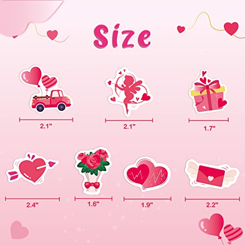 Valentines Cupcake Toppers - 49 Pcs Valentines Day Cupcake Decorations Galentines Cake Decor Kids Classroom Party Cake Picks Girls Birthday Baby Shower Wedding Bridal Shower Decorations Dessert Decor #TOP2