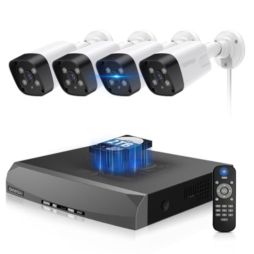Amazon.co.jp: 【4K・800万画素・双方向通話】OHWOAI 防犯カメラセット