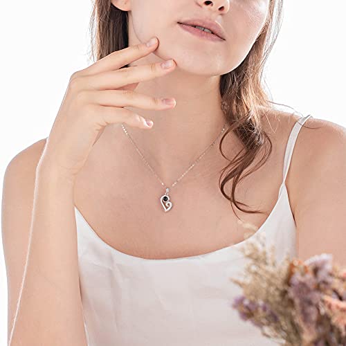 Custom Couple Photo Projection Necklace 925 Sterling Silver I Love You Necklace 100 Languages 2 Pcs Heart Personlized Picture Pendant Necklace Memorial Romantic Gifts for Girlfriend Women Him and Her4