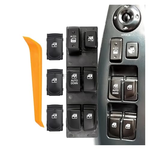 Commutateur de fenêtre double fonction 93570-2H110 robuste pour HD