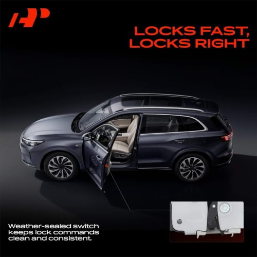 Image of A-Premium Door Latch Lock Compatible with Ford Vehicles - for Mustang 2005-2007, E-150 E-250 E-350 Econoline Club Wagon 1992-1995 - Right Passenger Side, Replace# 4F2Z1621812AA