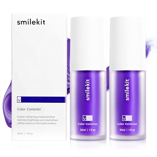 Higiene Bucal Y Dental, Kitchen Pasta de Dientes de Limpieza Bucal,Pasta de Dientes Quitamanchas Pasta de Dientes Morada,Limpieza del Color de Los Dientes,Viajes de Oficina en CasaEstantería...