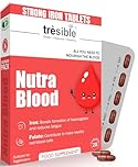 Iron Tablets High Strength with Folic Acid, Zinc Bisglycinate, Vitamin C and B12 (1-Month Supply) - Iron Supplements for Women, Men and Child - Energy Supplements Help to Reduce Tiredness and Fatigue