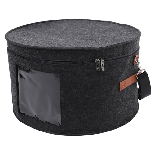 PRETYZOOM Hat Storage Boxes for Women Men Large Hat Organizer Case Lids 43x26cm Hat Container for Travel Hat Box Storage